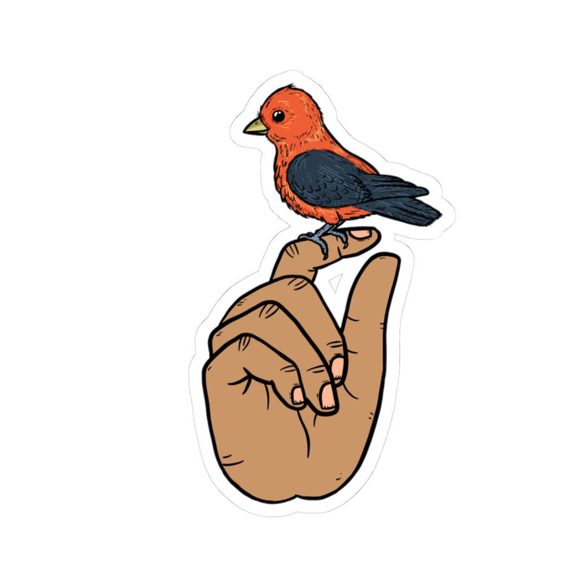 Kiss‑Cut Sticker - Look At This Bird