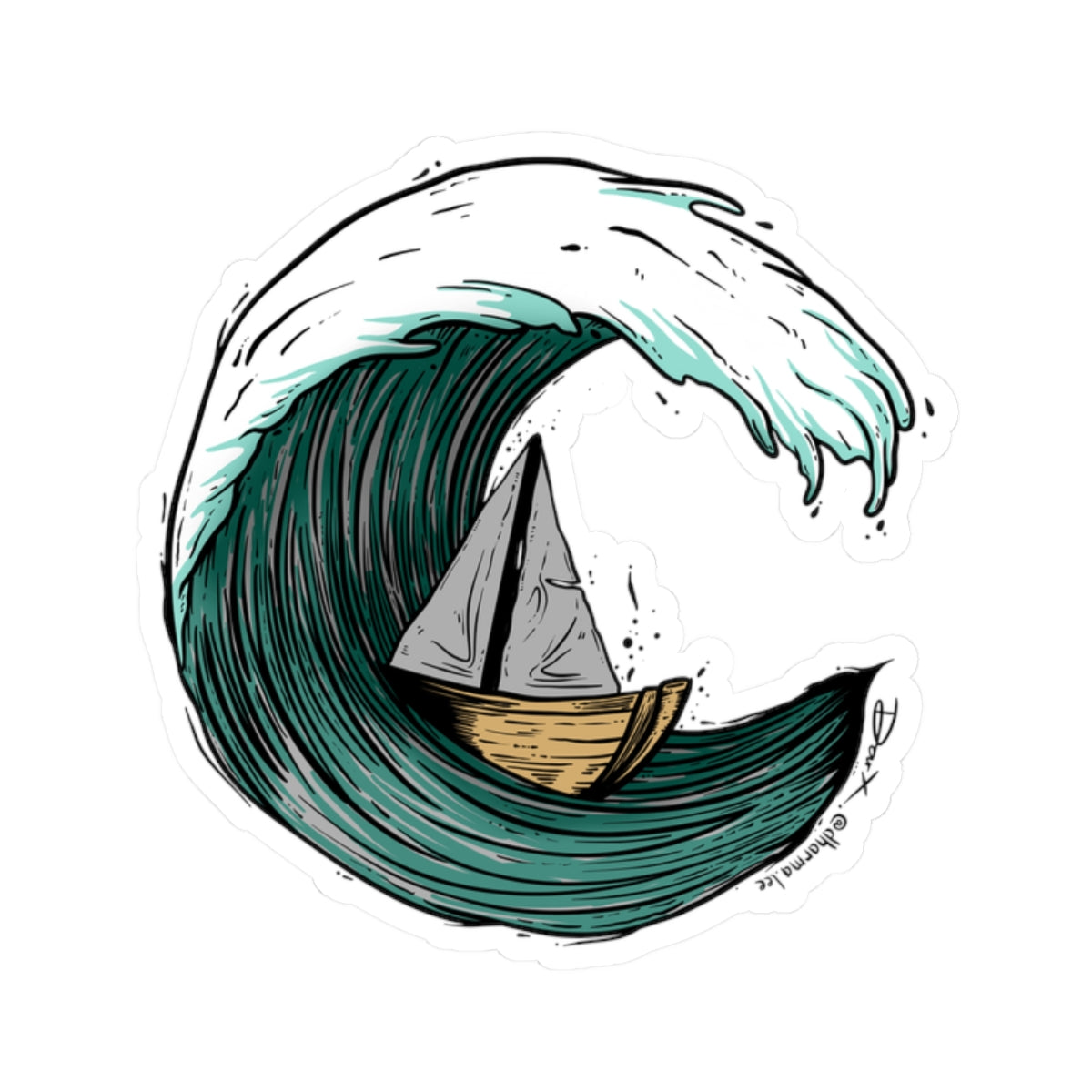 Kiss-Cut Sticker - Through The Storm