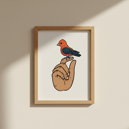 Matte Poster - Look At This Bird